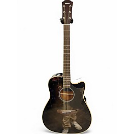Used Yamaha A1M Black Acoustic Electric Guitar