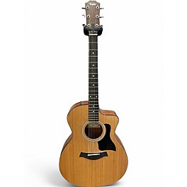 Used Taylor 114CE Natural Acoustic Electric Guitar