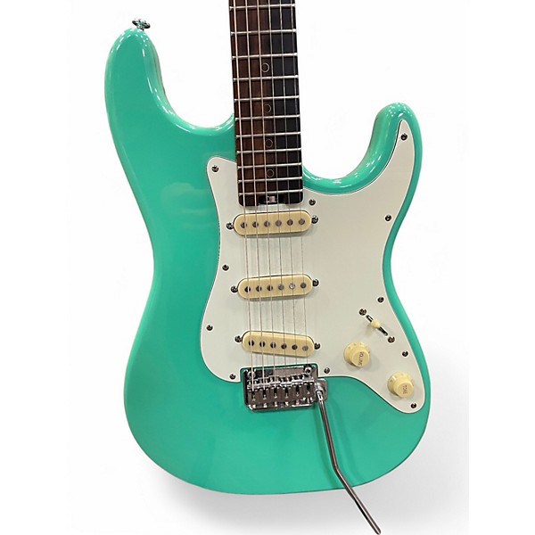 Used Schecter Guitar Research Nick Johnston Traditional Mint Green Solid Body Electric Guitar
