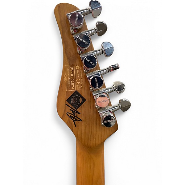 Used Schecter Guitar Research Nick Johnston Traditional Mint Green Solid Body Electric Guitar