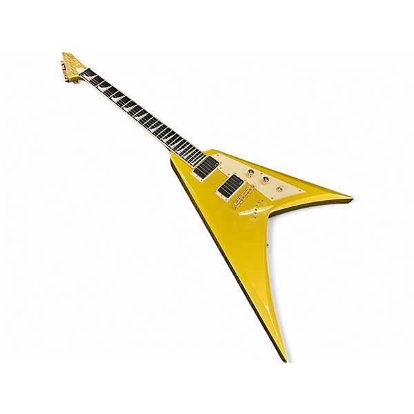 Used ESP LTD KIRK HAMMETT KHV Gold Solid Body Electric Guitar