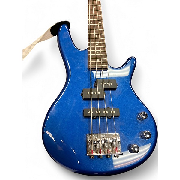Used Ibanez GSRM20 Mikro Short Scale Metallic Blue Electric Bass Guitar