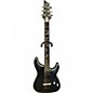 Used Schecter Guitar Research Damien Platinum Satin Black Solid Body Electric Guitar thumbnail