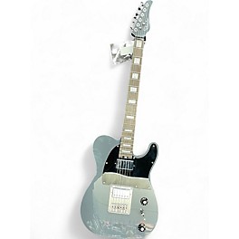 Used Schecter Guitar Research PT EX Baritone Gray Solid Body Electric Guitar