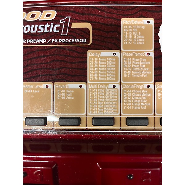 Used DOD acoustic 1 Effect Processor