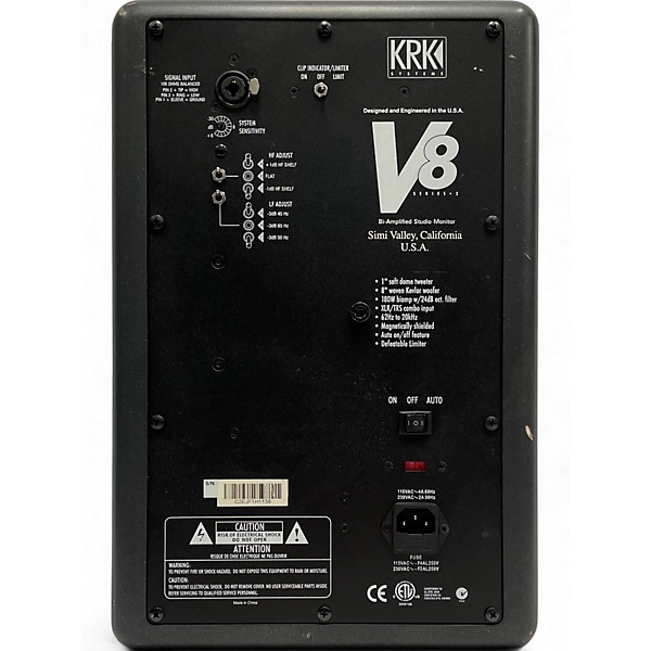 Used KRK V8 Series 1 Each Powered Monitor