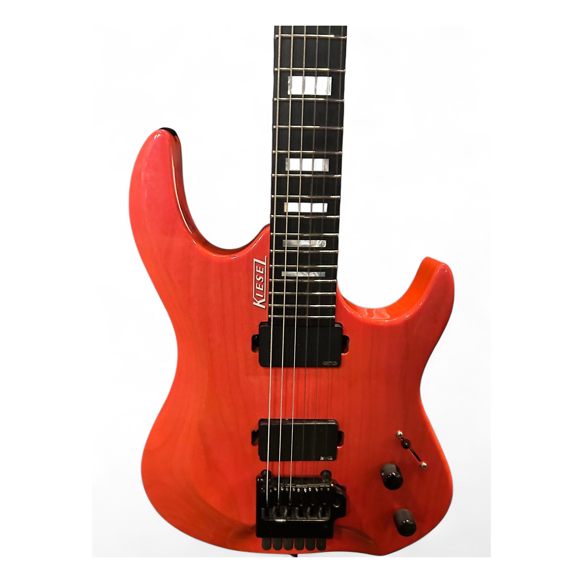 Used Kiesel Osiris 6 Trans Pearl Pink Solid Body Electric Guitar