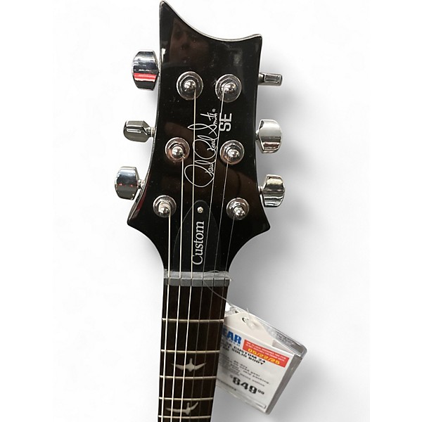 Used PRS CE24 Trans Black Solid Body Electric Guitar