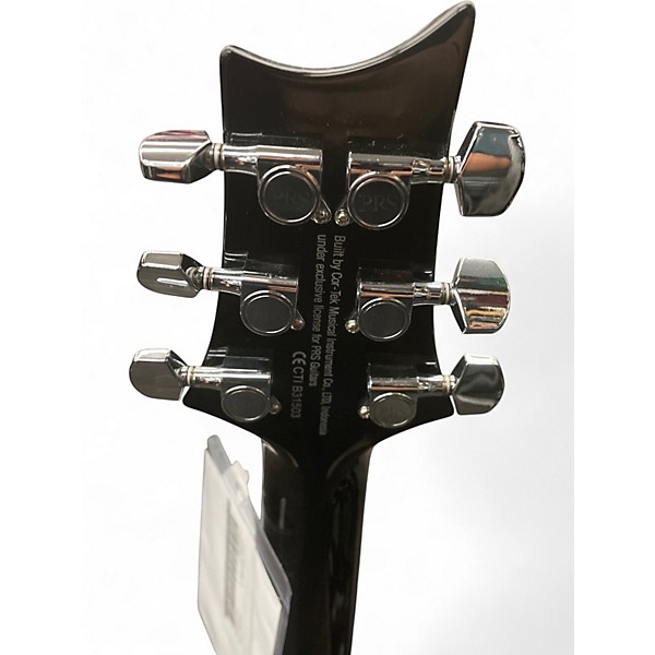 Used PRS CE24 Trans Black Solid Body Electric Guitar