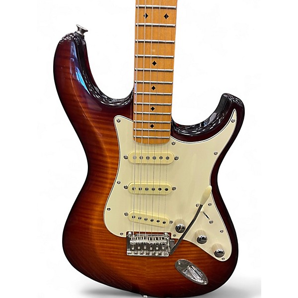 Used Dean Zelinsky Tagliare Private Label Sunburst Solid Body Electric Guitar