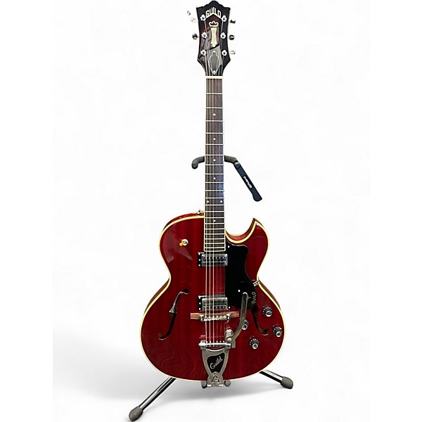 Used Guild SF III Red Hollow Body Electric Guitar,Specials : American Fashion Style Bags On Sale