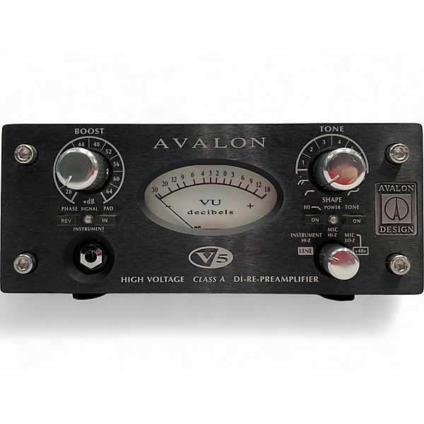 Used Avalon V5 Pure Class A Mono Channel Strip
