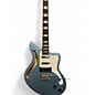 Used D'Angelico Premier Bedford Ice Blue Metallic Hollow Body Electric Guitar