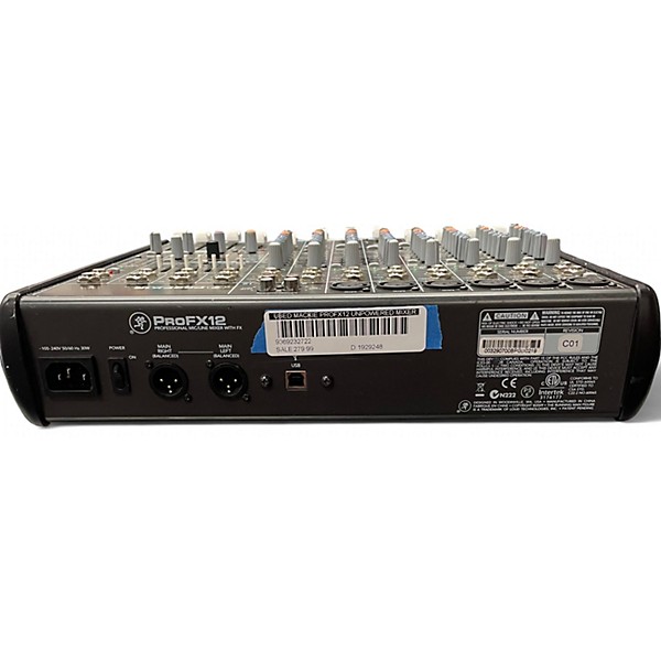 Used Mackie PROFX12 Unpowered Mixer