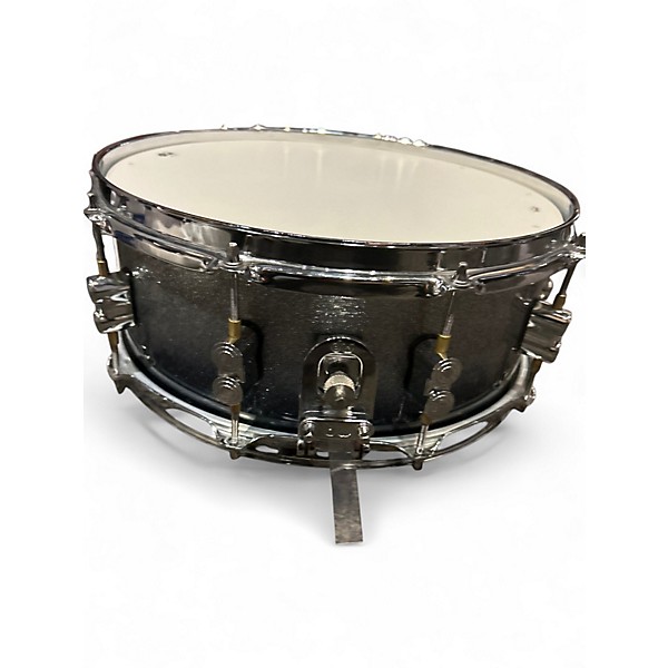 Used PDP by DW 5.5X14 Concept Series Snare silver to black sparkle Drum