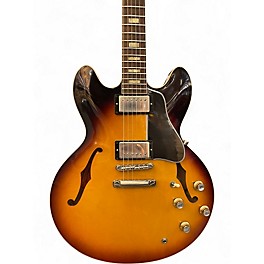 Used 2020 Gibson 1964 Reissue Es - 335 Custom Shop  Tobacco Sunburst Hollow Body Electric Guitar