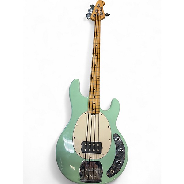 Used Sterling by Music Man Sub 4 Seafoam Green Electric Bass Guitar