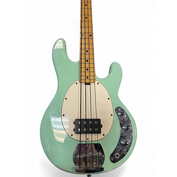 Used Sterling by Music Man Sub 4 Seafoam Green Electric Bass Guitar