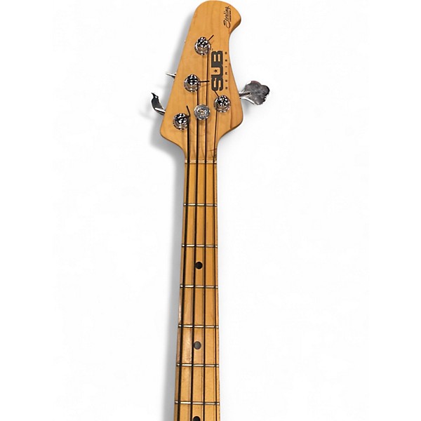 Used Sterling by Music Man Sub 4 Seafoam Green Electric Bass Guitar