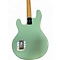Used Sterling by Music Man Sub 4 Seafoam Green Electric Bass Guitar