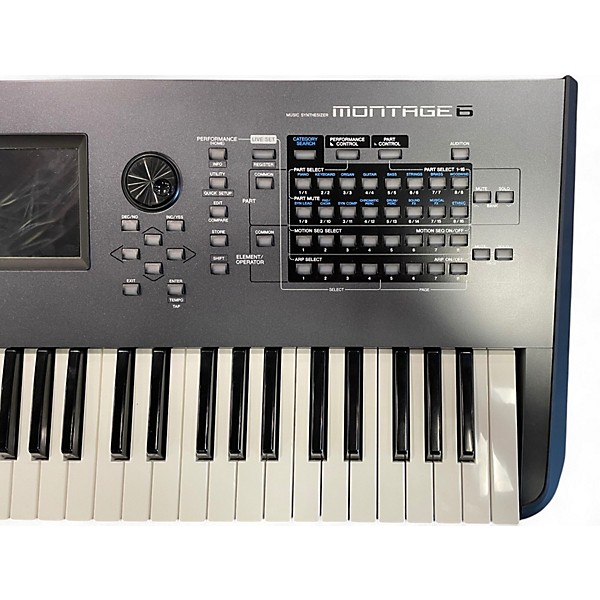 Used Yamaha Montage 6 61 Key Synthesizer