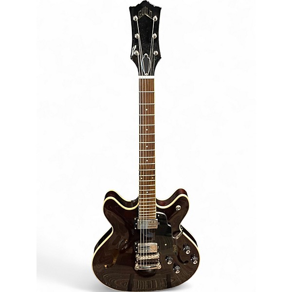 Used Guild STARFIRE SF-1DC/VWN BLACK Hollow Body Electric Guitar