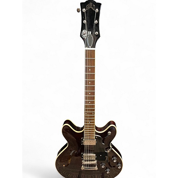 Used Guild STARFIRE SF-1DC/VWN BLACK Hollow Body Electric Guitar