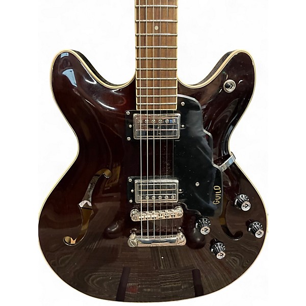 Used Guild STARFIRE SF-1DC/VWN BLACK Hollow Body Electric Guitar