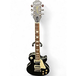 Used Epiphone LES PAUL CLASSIC SATIN BLACK Solid Body Electric Guitar