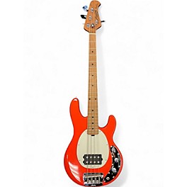 Used Sterling by Music Man RAYSS4 Fiesta Red Electric Bass Guitar