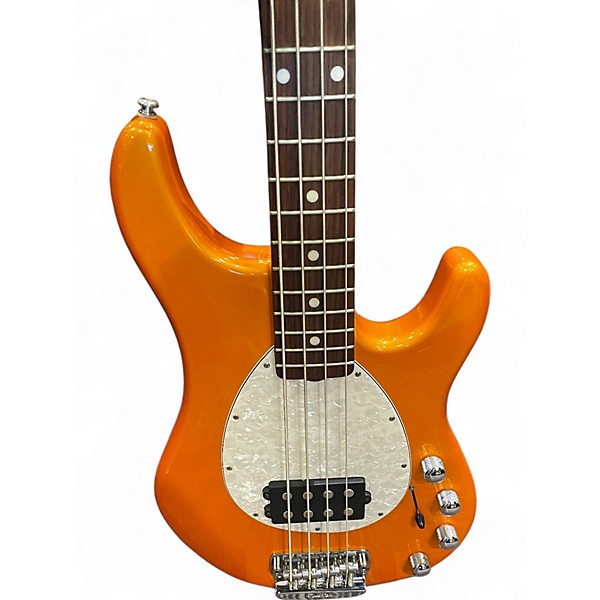 Used Ernie Ball Music Man Sterling 4 String Burnt Orange Electric Bass Guitar