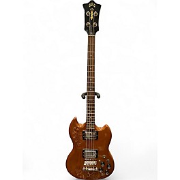 Vintage 1974 Guild Jet Star Natural Electric Bass Guitar