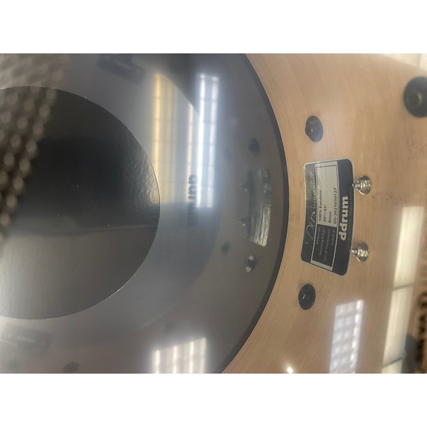 Used ddrum 14in DIOS SERIES SNARE DRUM Natural Drum