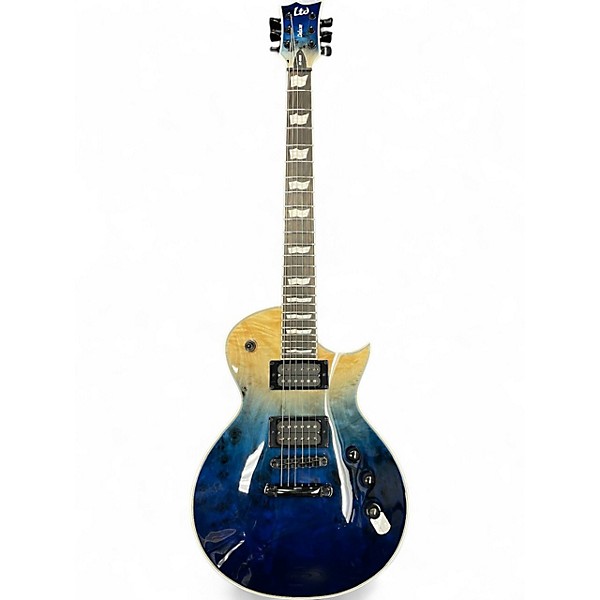 Used ESP LTD EC1000 Deluxe natural blue fade Solid Body Electric Guitar,New Products : American Fashion Style Bags On Sale