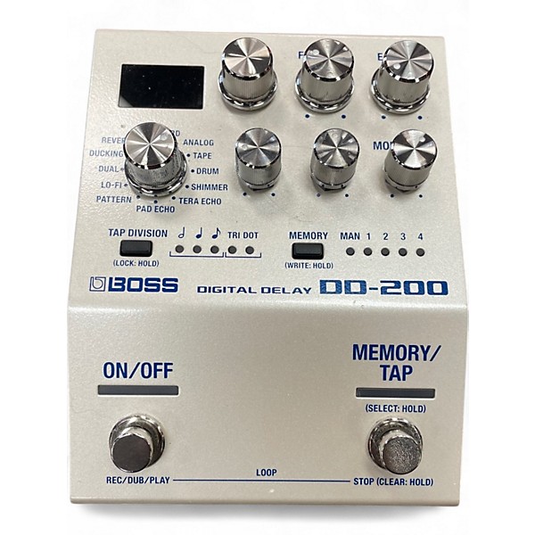 Used BOSS DD200 Digital Delay Effect Pedal