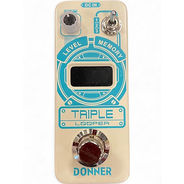 Used Donner TRIPLE LOOPER Pedal
