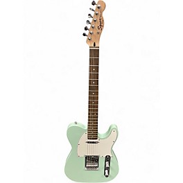 Used Squier Sonic Telecaster Surf Green Solid Body Electric Guitar