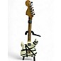 Used EVH STRIPED SERIES 78 ERUPTION WHITE W/ BLACK STRIPES Solid Body Electric Guitar