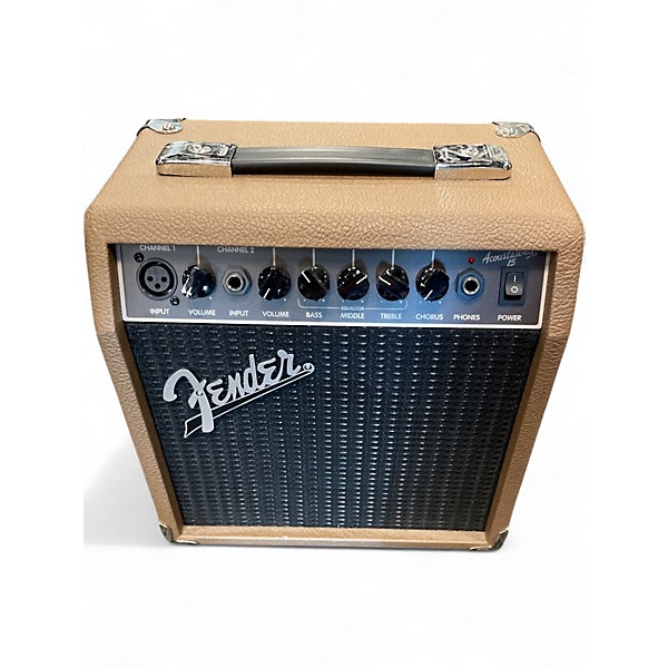 Used Fender Acoustasonic 15 Acoustic Guitar Combo Amp