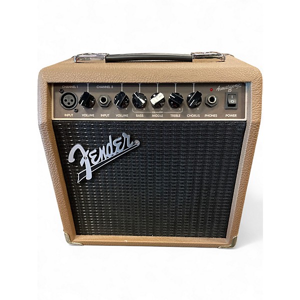 Used Fender Acoustasonic 15 Acoustic Guitar Combo Amp