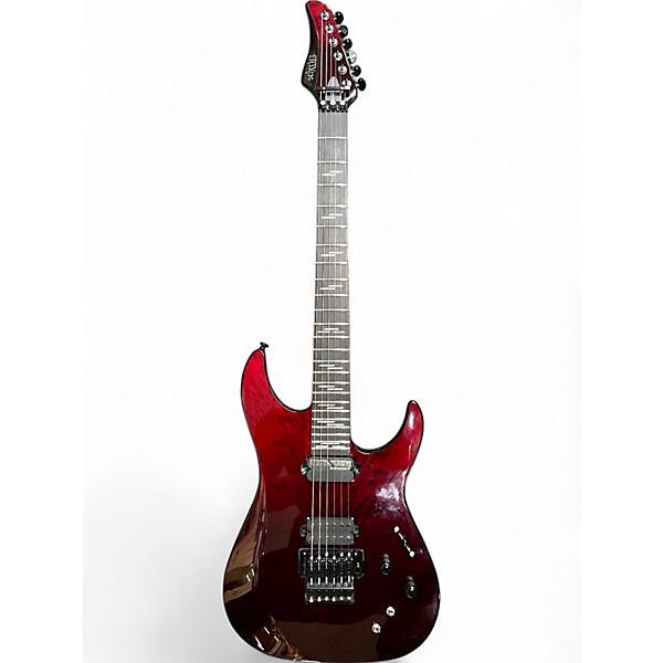 Used Schecter Guitar Research Reaper 6 FR S Elite Blood Burst Solid Body Electric Guitar