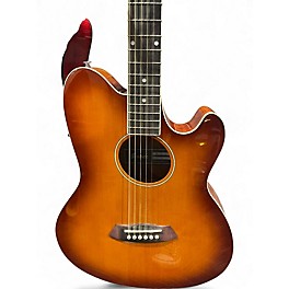 Used Ibanez TCY10E Talman Vintage Sunburst Acoustic Electric Guitar