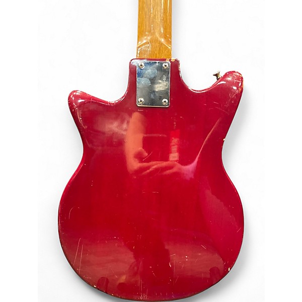 Vintage 1960s Teisco STARWAY RED Solid Body Electric Guitar