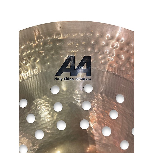 Used SABIAN 19in AA Holy China Brilliant Cymbal