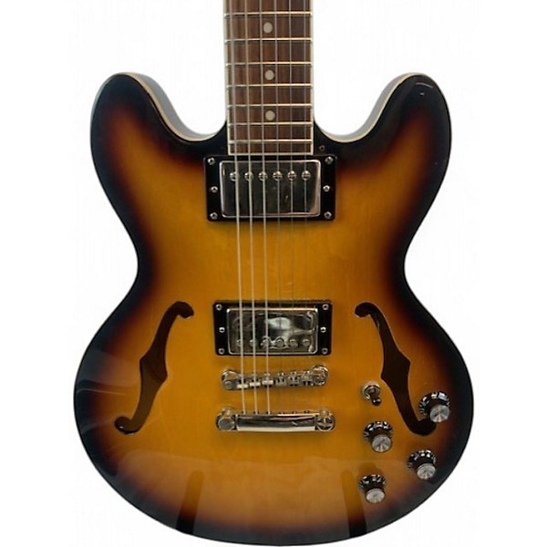 Used Epiphone ES339 2 Tone Sunburst Hollow Body Electric Guitar
