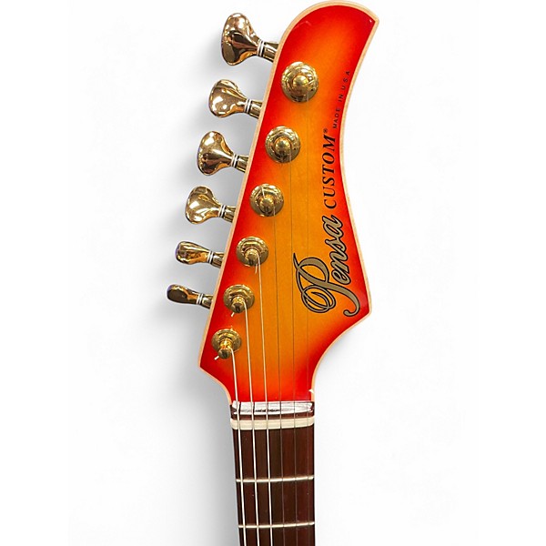 Used Pensa Custom MK-D Fireglo Solid Body Electric Guitar
