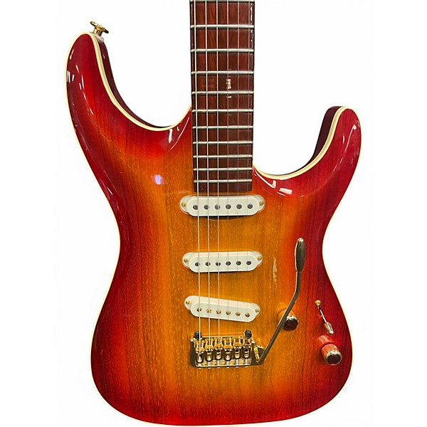 Used Pensa Custom MK-D Fireglo Solid Body Electric Guitar