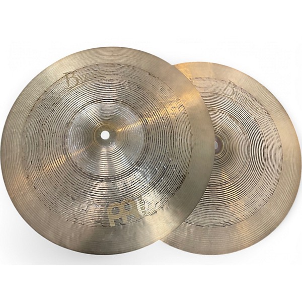 Used MEINL 14in Byzance Traditional Hi Hat Pair Cymbal