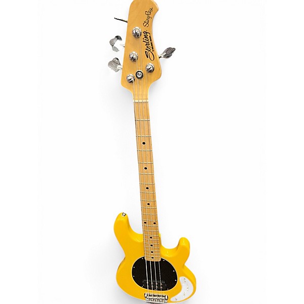 Used Sterling by Music Man ray24 Butterscotch Electric Bass Guitar