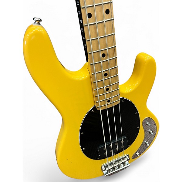 Used Sterling by Music Man ray24 Butterscotch Electric Bass Guitar